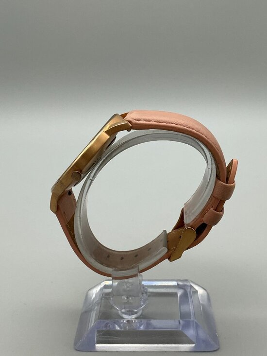 MVMT Boulevard 38mm Women Watch Rose Gold Tone Pink Leather Band New Battery main image 12